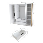 Szafa uchylna Mello Ryflowana 200