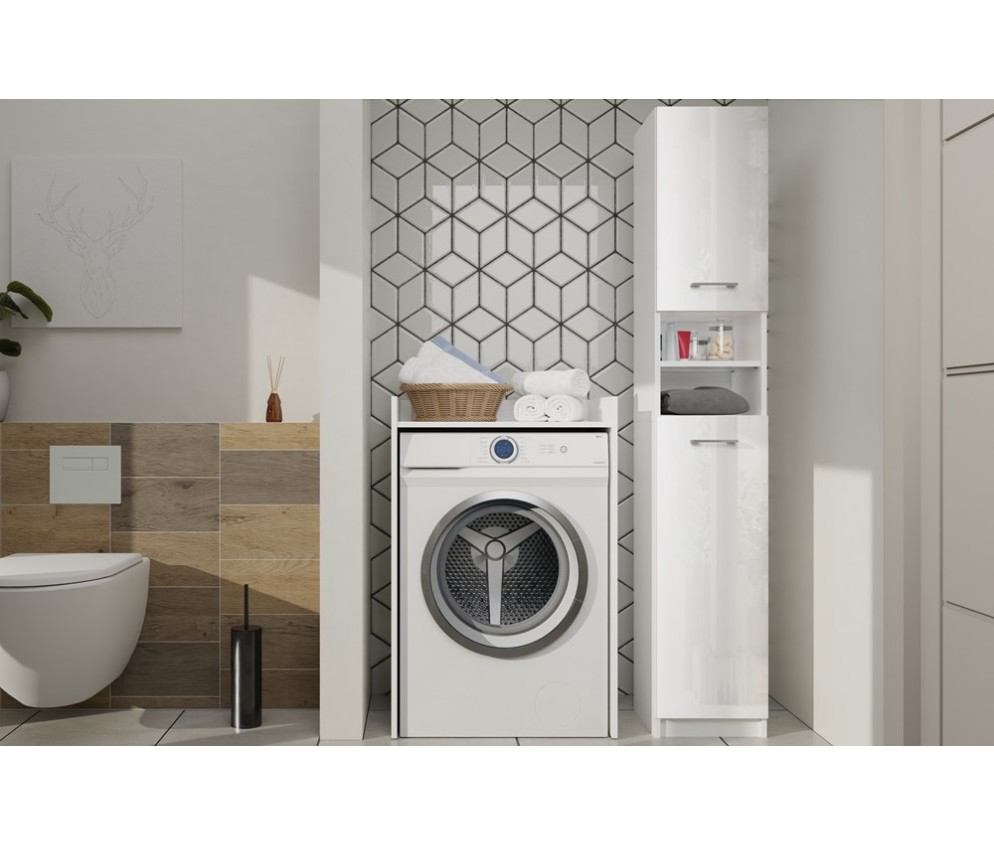 Słupek łazienkowy Marbela 1.0 BIAŁY POŁYSK