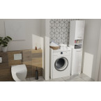 Słupek łazienkowy Marbela 1.0 BIAŁY POŁYSK