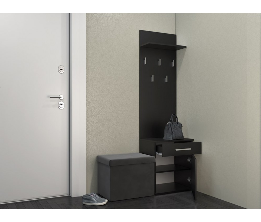 Wieszak Duo DUO CZARNY