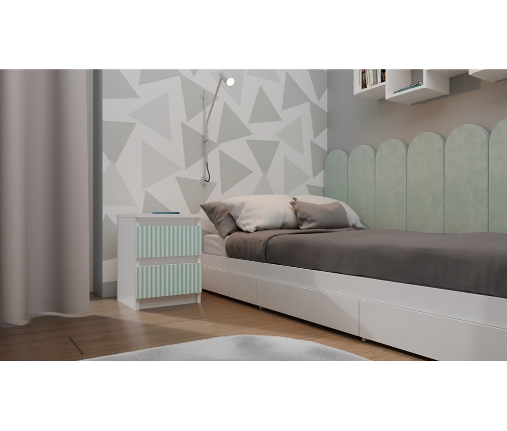 Szafka nocna Malwa M2 ARTESO MINT / Miętowy