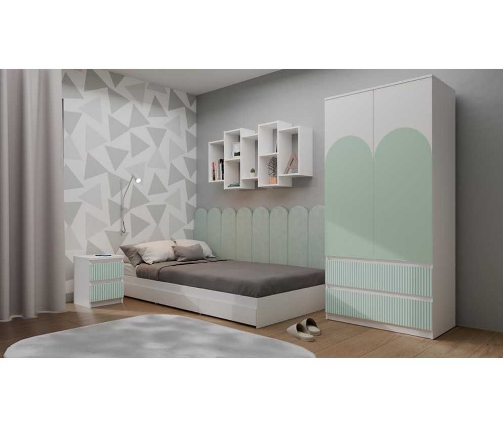 Szafka nocna Malwa M2 ARTESO MINT / Miętowy