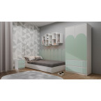 Szafka nocna Malwa M2 ARTESO MINT / Miętowy