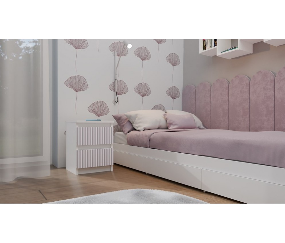 Szafka nocna Malwa M2 ARTESO PINK / Różowy