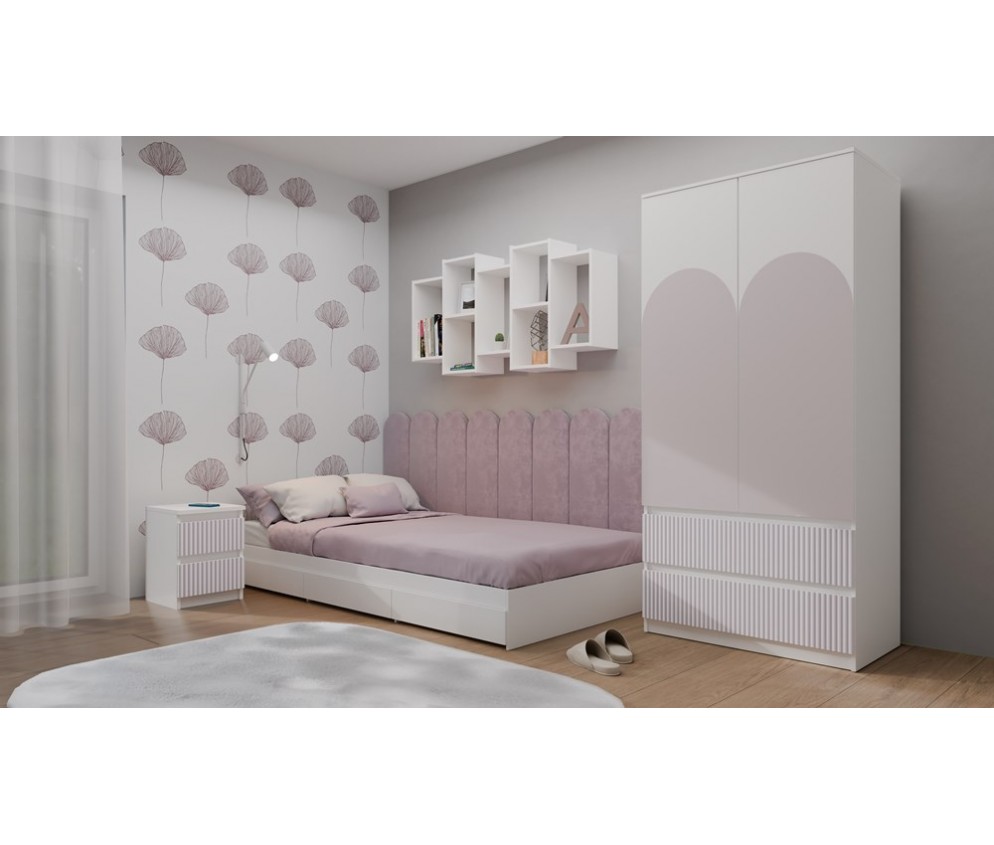 Szafka nocna Malwa M2 ARTESO PINK / Różowy