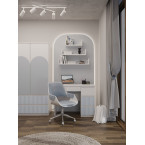 Biurko Mijas PRAWE ARTESO BLUE NIEBIESKI