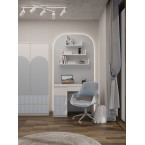 Biurko Mijas LEWE ARTESO BLUE Niebieski