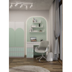 Biurko Mijas LEWE ARTESO MINT Miętowy