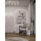 Biurko Mijas LEWE ARTESO PINK Różowy