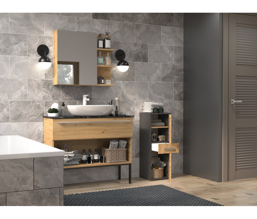 Słupek łazienkowy Nel V DDS ANTRACYT ARTISAN