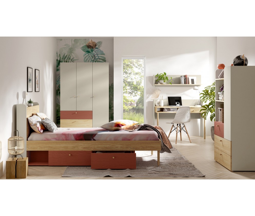 Szafa Silva 2D3SZ 90 Koral