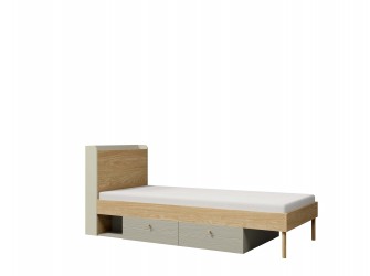 Łóżko Silva 2SZ 94 Eukaliptus LEWE/PRAWE