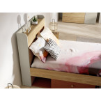 Łóżko Silva 2SZ 94 Koral LEWE/PRAWE