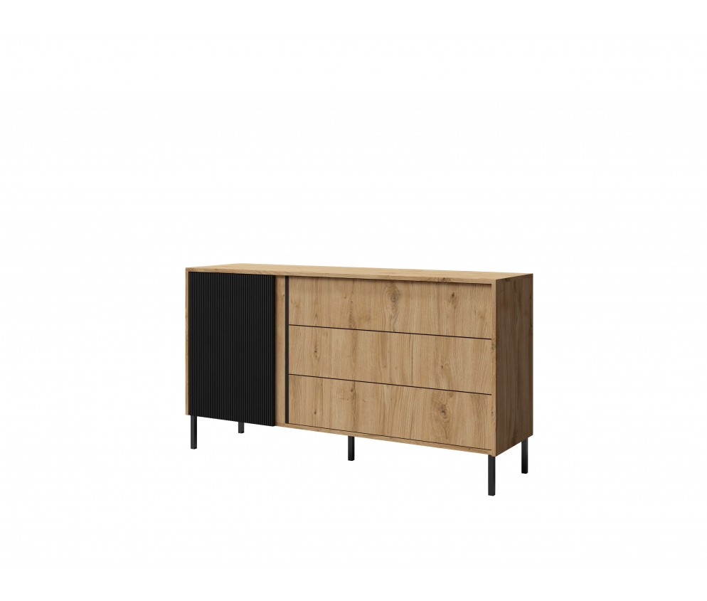 Komoda Camila 3SZ 145 Dąb Odwieczny