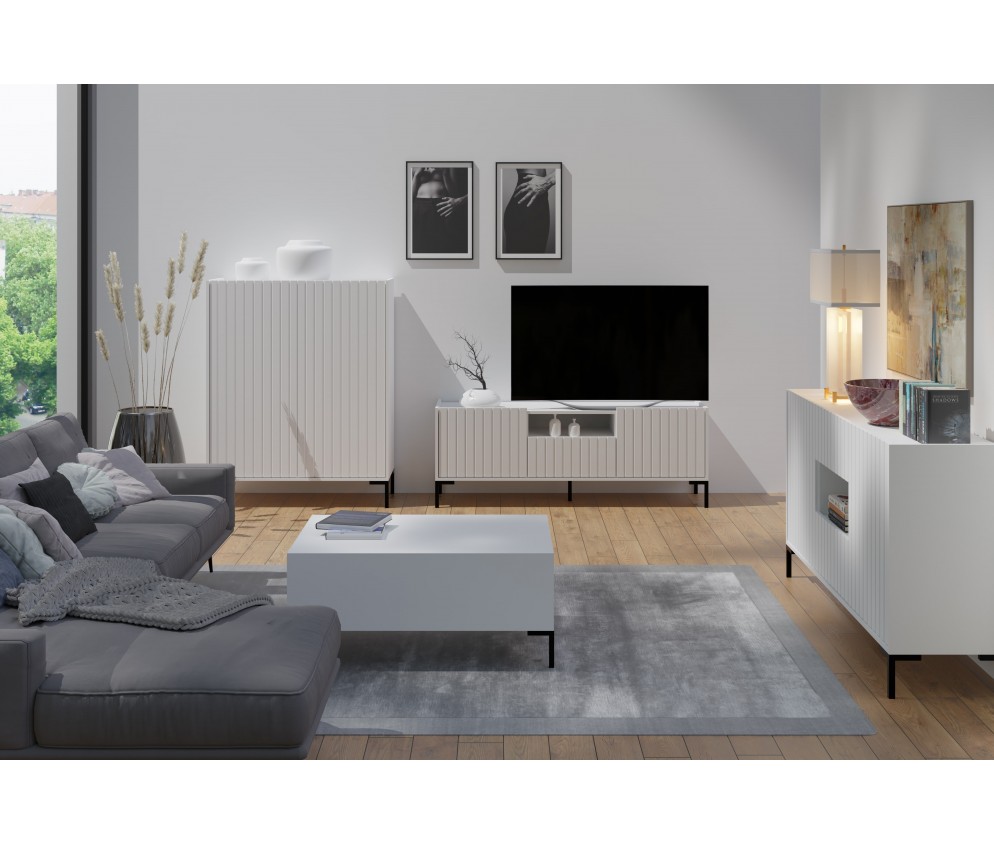 Komoda Alabama 3D 150 BIAŁY