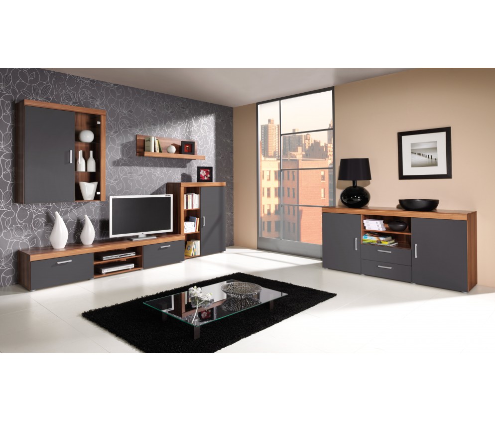 Komoda Rumba 1D 90 GRAFIT