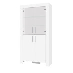 Szafa Samanta 4D 100 z przeszkleniami BIAŁY