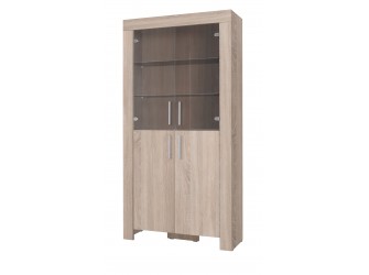 Szafa Samanta 4D 100 z przeszkleniami BIAŁY