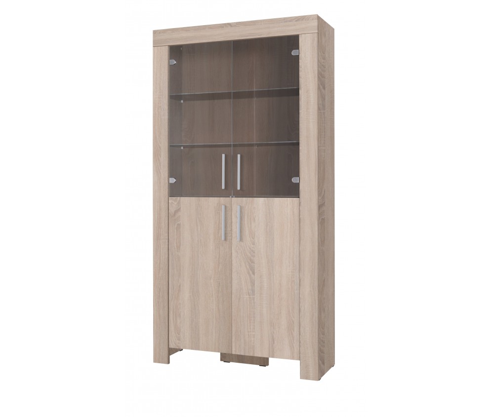 Szafa Samanta 4D 100 z przeszkleniami BIAŁY