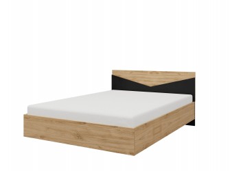 Łóżko Amber 145 dąb odwieczny/czarny