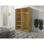 Szafa London 120 dąb artisan / czarny