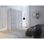 Szafa Loft 150 biały / czarny