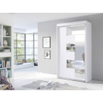 Szafa Misty 120 biała z lustrami