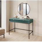 Toaletka Viva 104 Labrador Green/czarny stelaż/złoty uchwyt