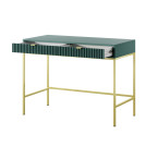 Toaletka Viva 104 Labrador Green/złoty stelaż/złoty uchwyt