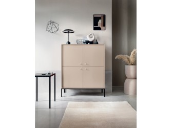 Komoda Mira 4D 104 Beż Piaskowy