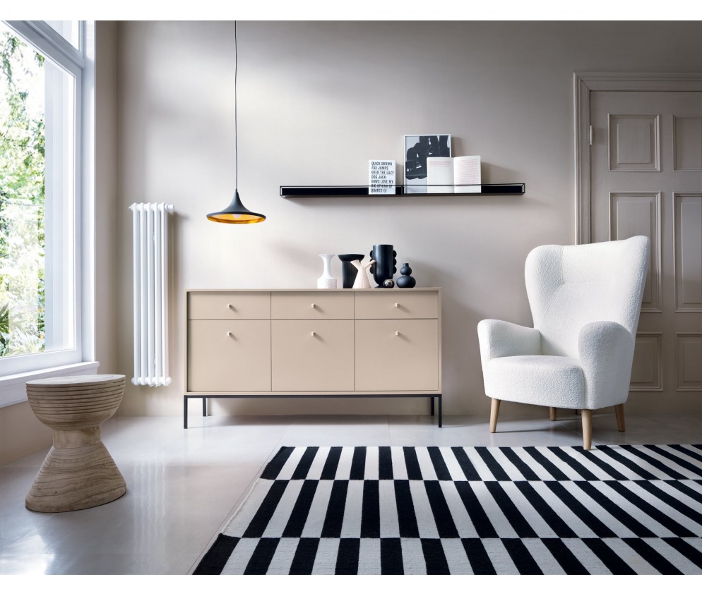 Komoda Mira 154 3D3SZ Beż Piaskowy