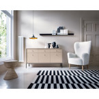 Komoda Mira 154 3D3SZ Beż Piaskowy