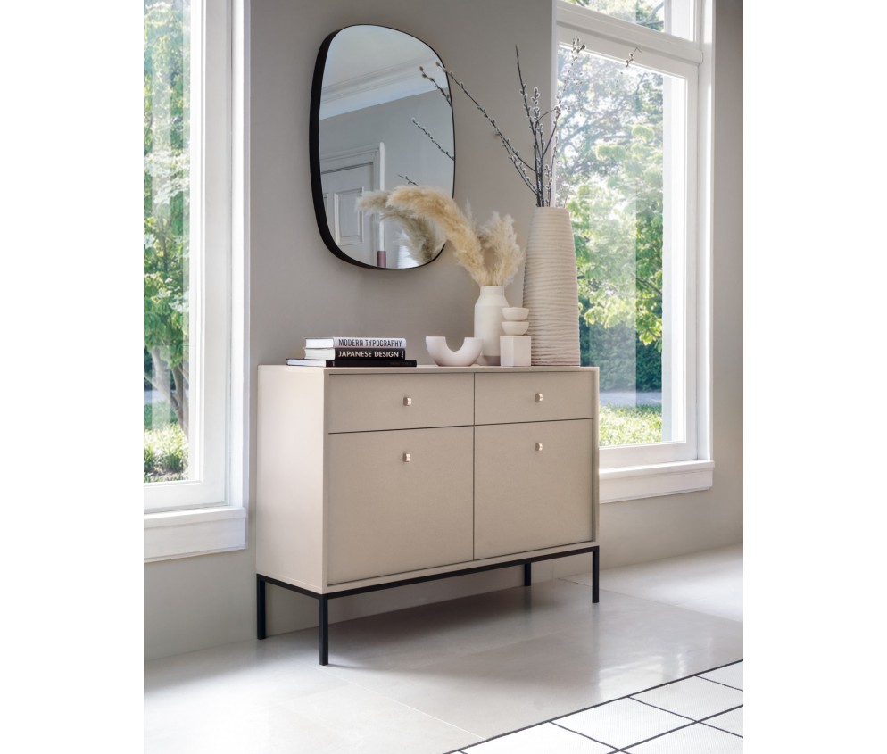 Komoda Mira 2D2SZ 104 Beż Piaskowy