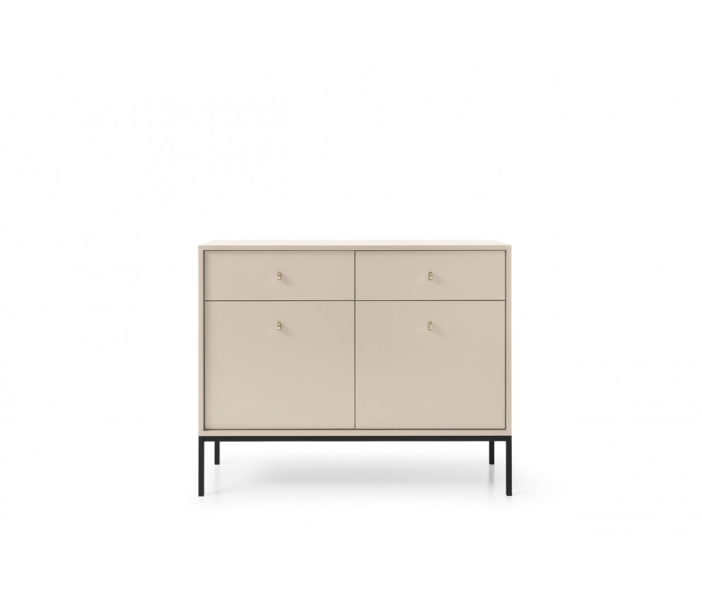 Komoda Mira 2D2SZ 104 Beż Piaskowy