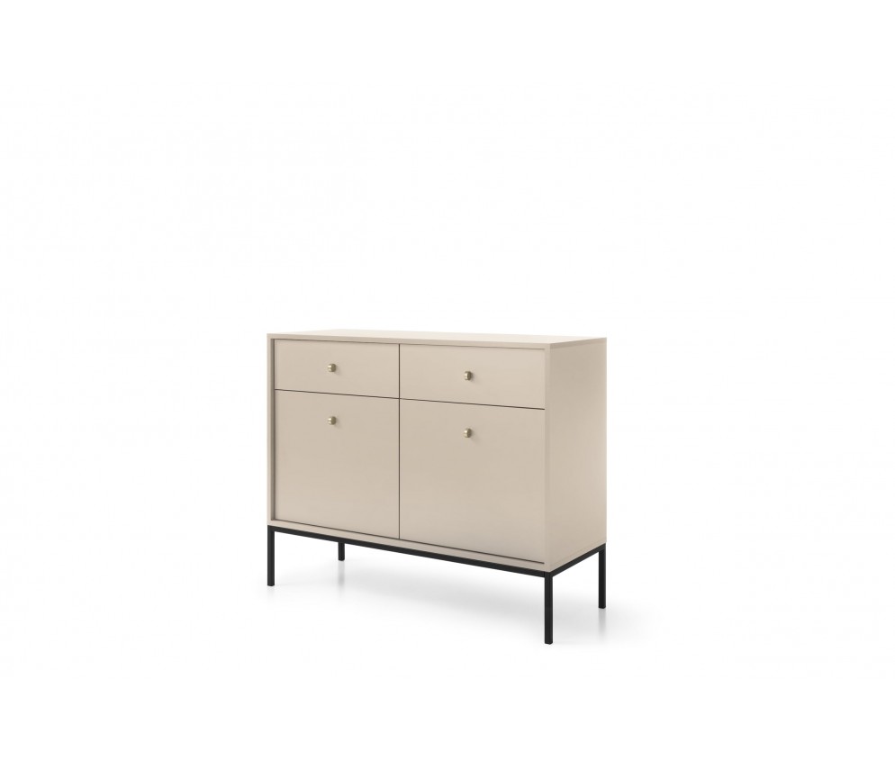 Komoda Mira 2D2SZ 104 Beż Piaskowy
