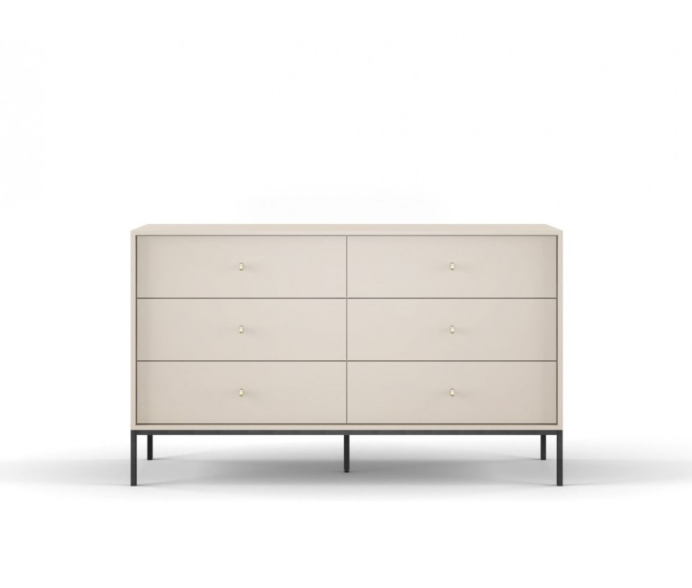 Komoda Mira 154 6SZ Beż Piaskowy