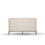 Komoda Mira 154 6SZ Beż Piaskowy