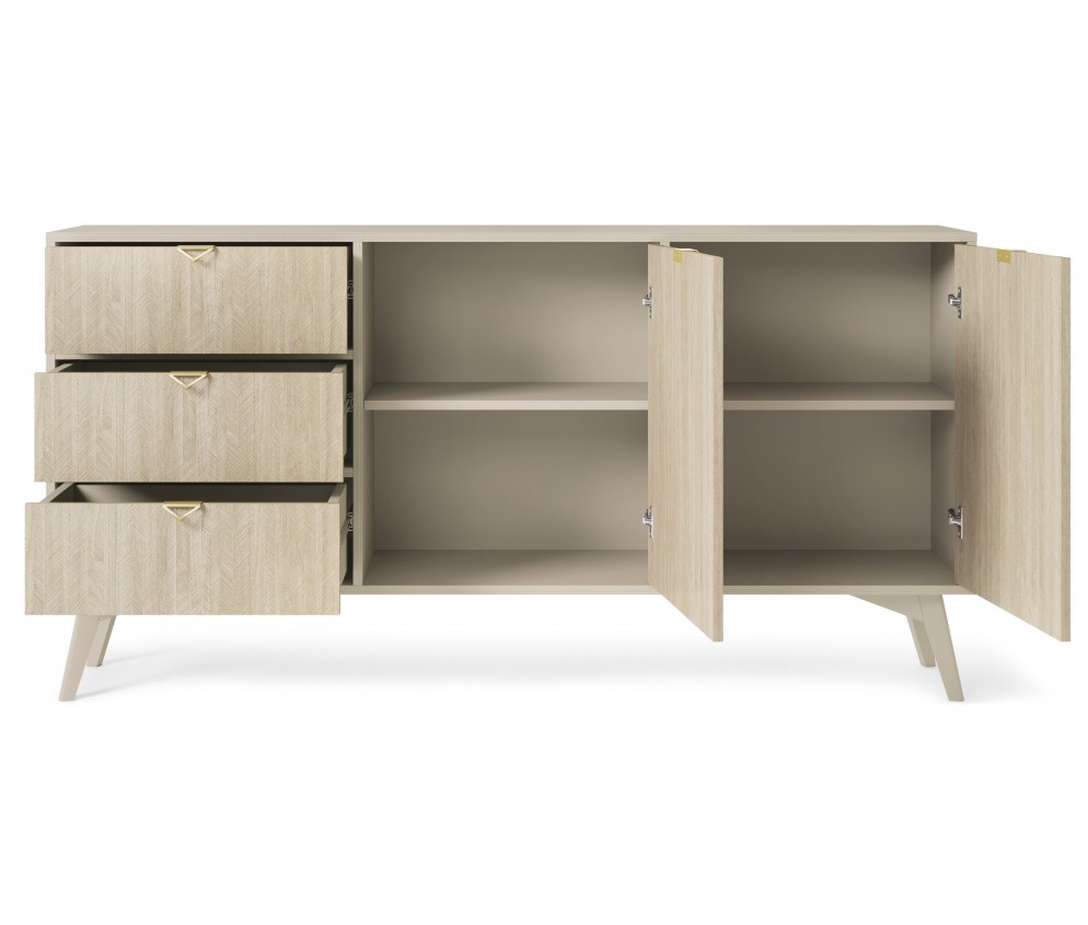 Komoda Garden 2D3SZ 158 Beż Piaskowy