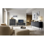 Szafka RTV Zoya 168 CZARNY