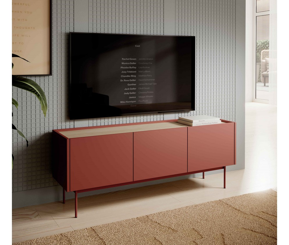 Szafka RTV Marco 144 CERAMIC RED