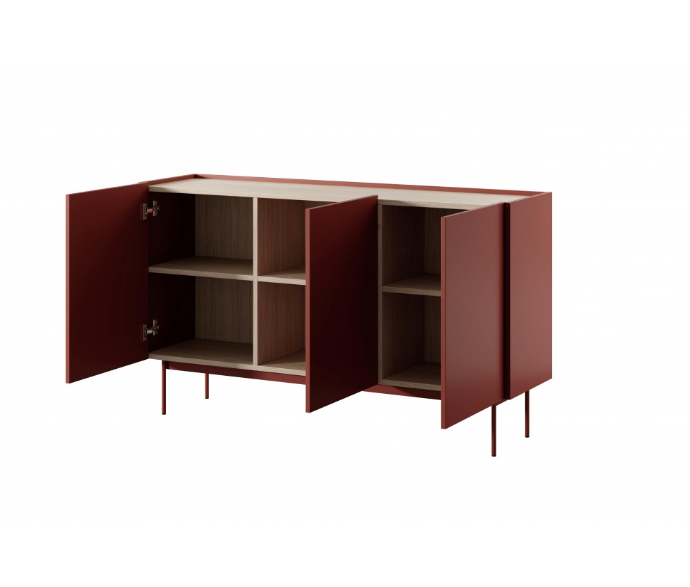 Komoda Marco 144 CERAMIC RED