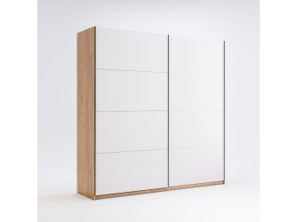 Szafa przesuwna Amanda 200 biały połysk