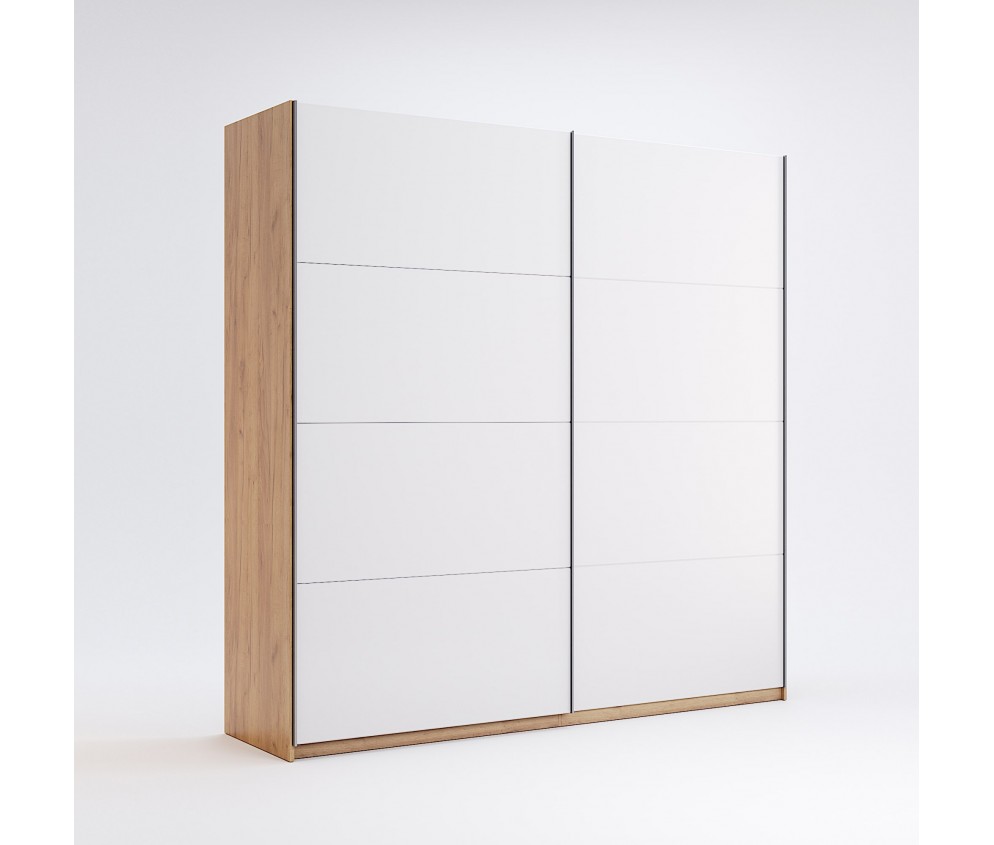 Szafa przesuwna Amanda 200 biały połysk