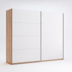 Szafa przesuwna Amanda 250 drzwi biały połysk