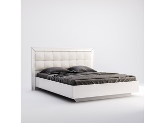 Łóżko Betina 140 z podnoszonym stelażem i miękkim zagłówkiem