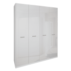 Zestaw sypialniany Betina 4D szafa, łóżko 160x200, komoda 3SZ, 2szt. stolik nocny, lustro.