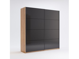 Szafa przesuwna Laura 200 matowa lawa