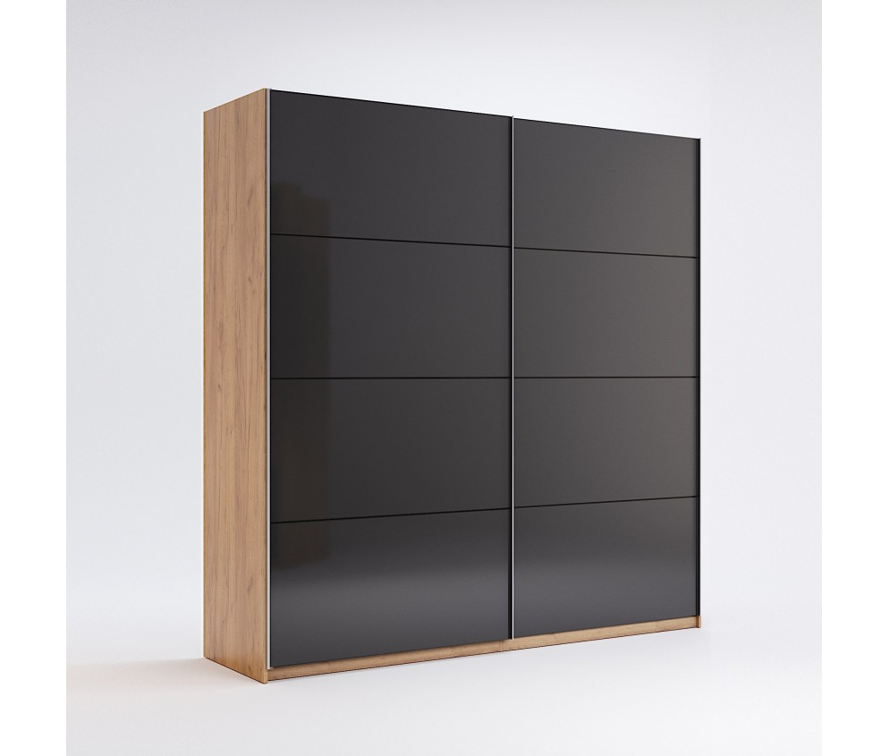 Szafa przesuwna Laura 200 matowa lawa