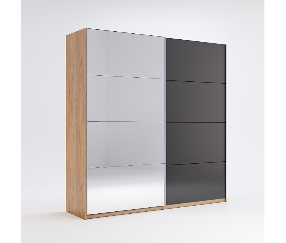 Szafa przesuwna Laura 200 z lustrem