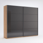 Szafa przesuwna Laura 250 drzwi matowa lawa